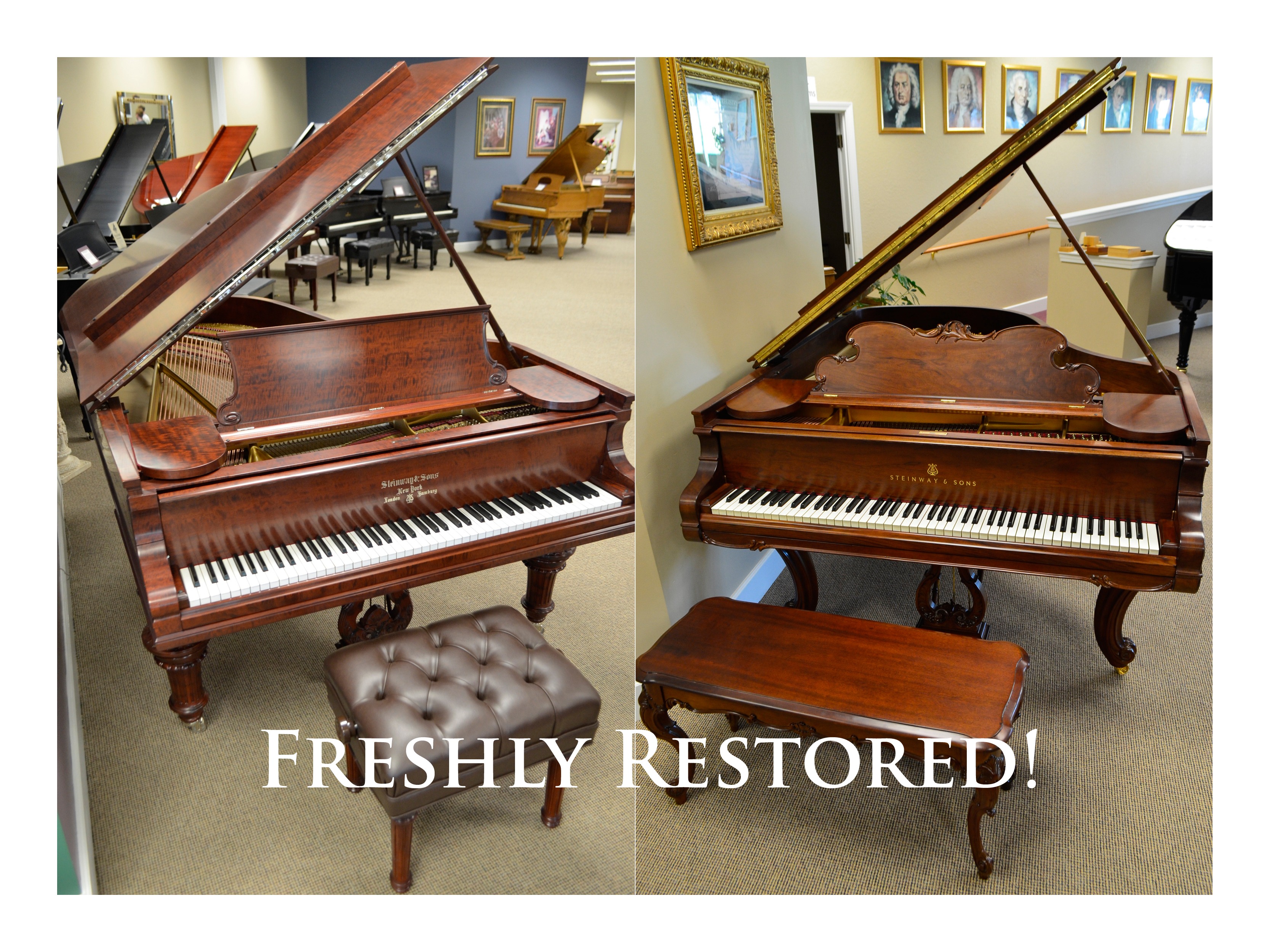 Featured Pianos Two Steinway Grands, Freshly Restored! PianoNotes Online